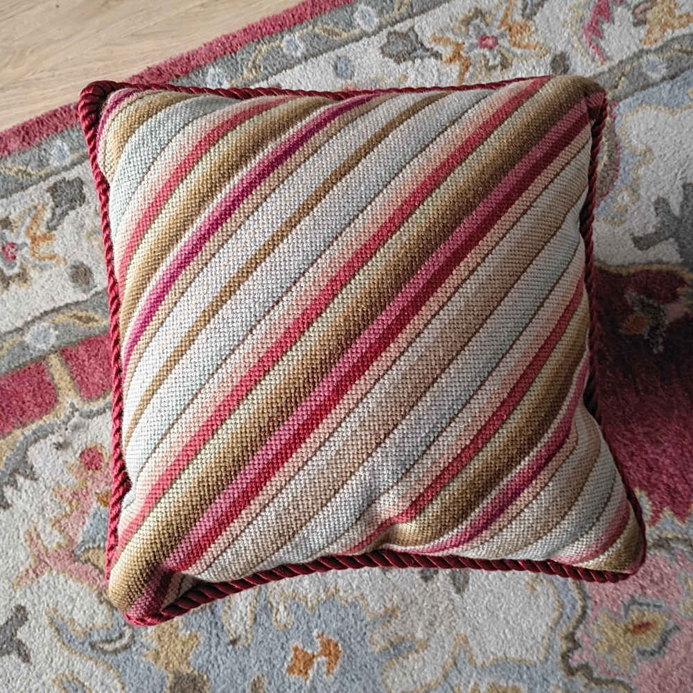 Beautiful Needlepoint Pillow